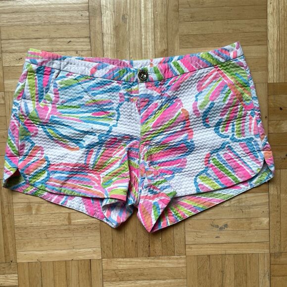 Lilly Pulitzer Pants - Lilly Pulitzer Adie Shorts Size 00 Shellabrate Multicolored Resort Shells 23582